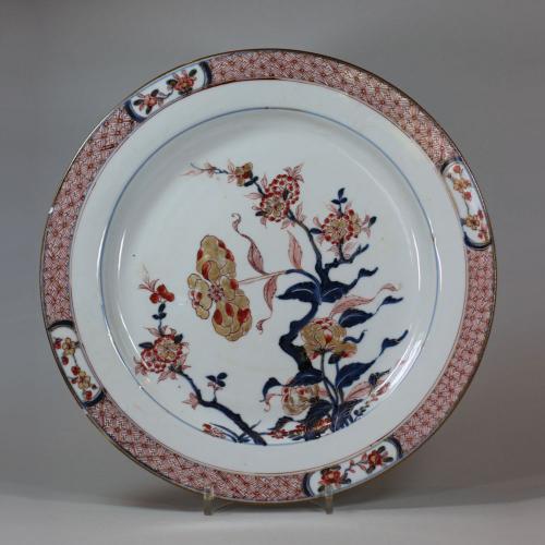 Chinese imari plate, 18th century