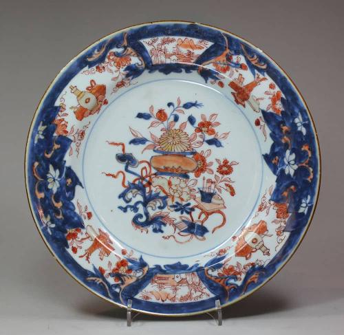 Chinese imari plate, Qianlong (1736-95)