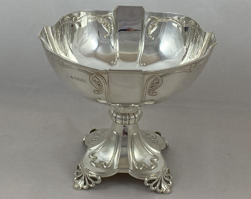 Horace Woodward Art Nouveau silver comport bowl 1905