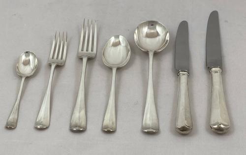 Rattail silver cutlery flatware Hamilton Nye