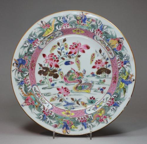 Chinese famille rose plate, Yongzheng (1723-35)