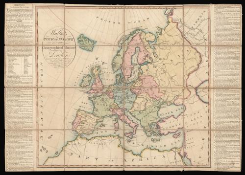 Wallis' game map of Europe