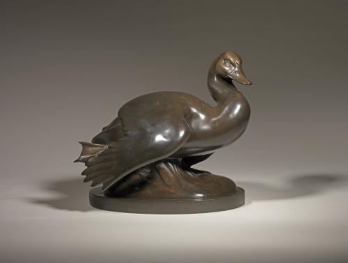 Duck Drying its Wings, circa 1930  Irenee Rochard, (French, 1906 - 1984)