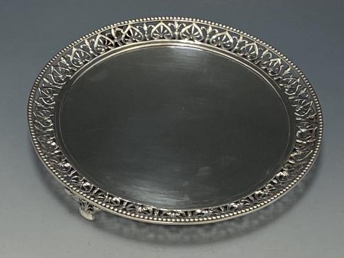 Peter Desvignes silver salver 1775