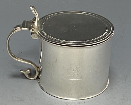 Edward Aldridge Georgian silver mustard pot 1765