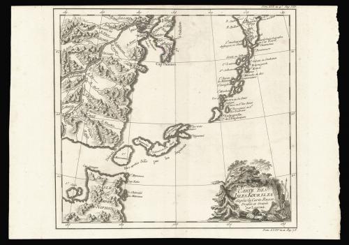 The second state of Bellin's map of the Kuril Islands