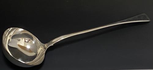 Georgian Silver soup ladle George Baskerville 1767
