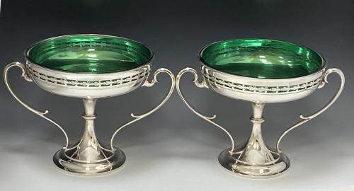 Elkington and Company Pair of Silver Dishes 1910/11