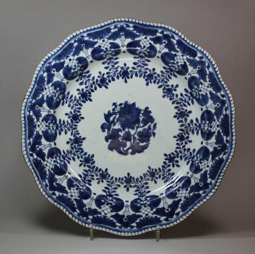 Chinese blue and white plate, Qianlong (1736-95)