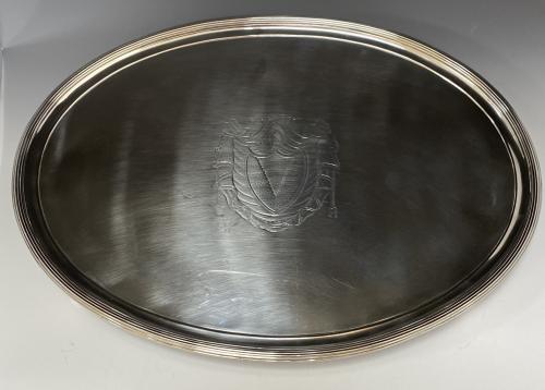Robert Breading Georgian Irish silver salver Tray 1798 Dublin 
