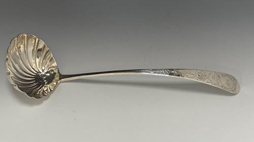 Irish silver ladle Michael Keating Dublin 1769