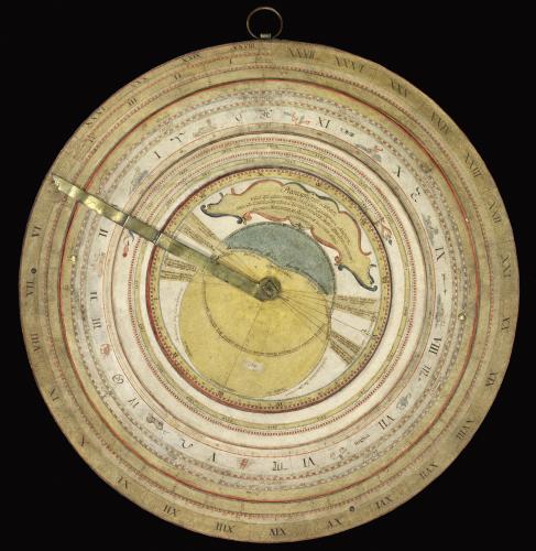 A unique manuscript lunar astrolabe
