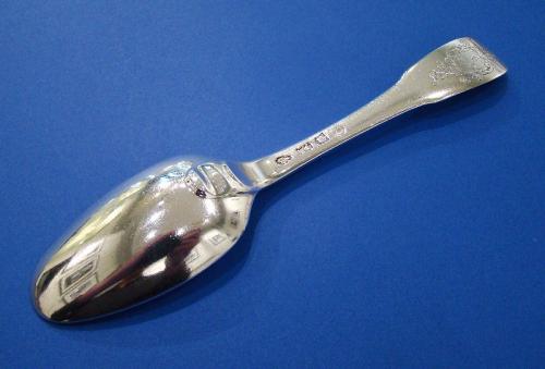 Oldest Known English Hallmarked Silver Fiddle Pattern Tablespoon