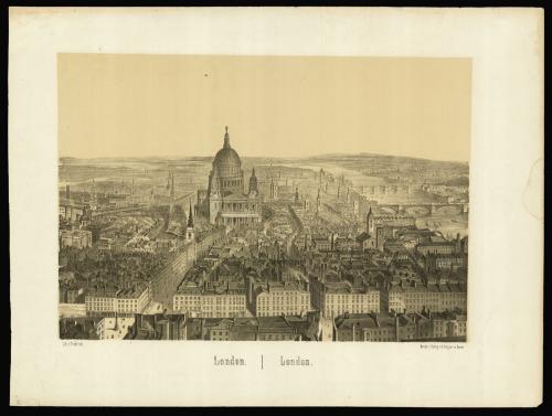 A London View by Diedrich, 1855