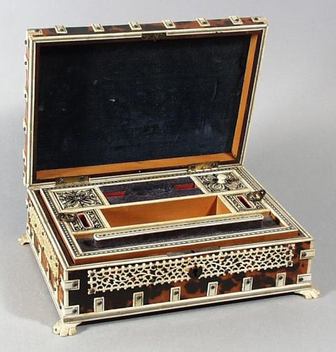 Indian Vizagapatam Jewelry Box, Circa 1880