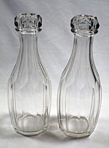 full size glass serving bottles