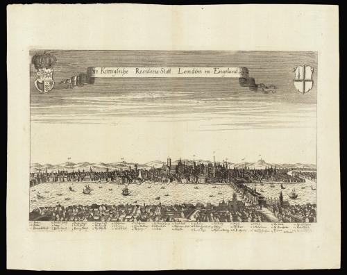 London, by Anonymous, 1660