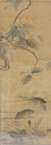 Chinese scroll painting, 19th century