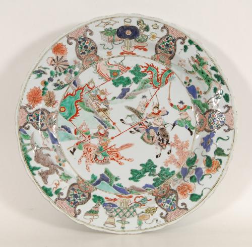 Famille verte dish, Kangxi (1662-1722)
