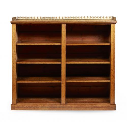 Regency Pollard Oak Bookcases