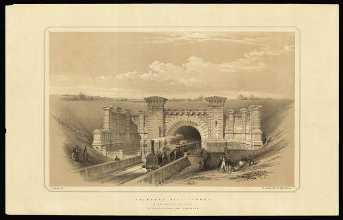 The first railway tunnel in London