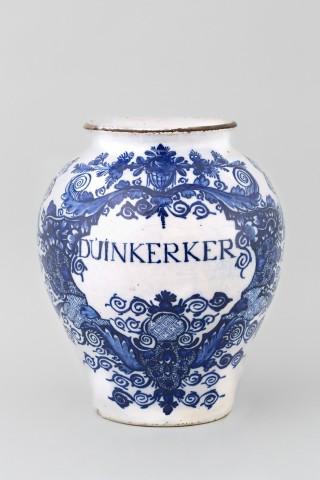 An Antique Dutch Delft Jar, 18th Century