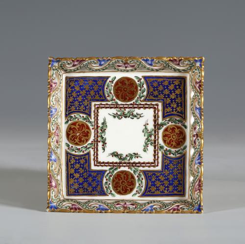A Sèvres Square Tray, Plateau Carré, of the third size