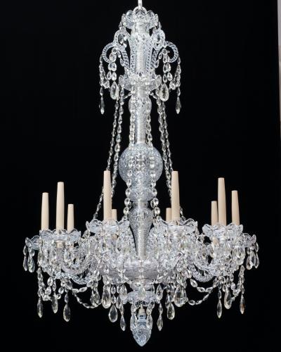 A Ten Light Late Victorian Chandelier Attributed to James Green