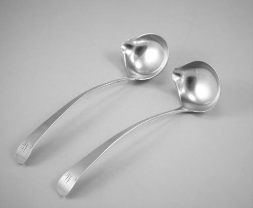 George III Sterling Silver Scottish Lipped Ladles