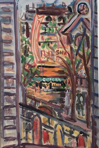 From the Window, Montparnasse, Evie Hone (1894-1955)