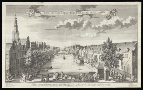 A fine eighteenth century view of the Kolveniersburgwal