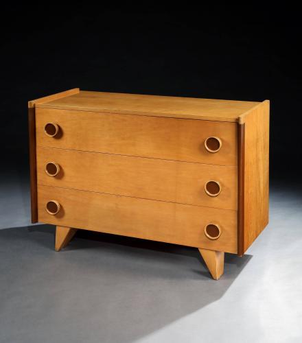 Chest of Drawers, Mid-20th Century, Two-Tone, Maple & Laurel, Kroehler
