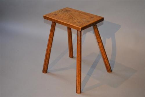 A charming West Country ash stool
