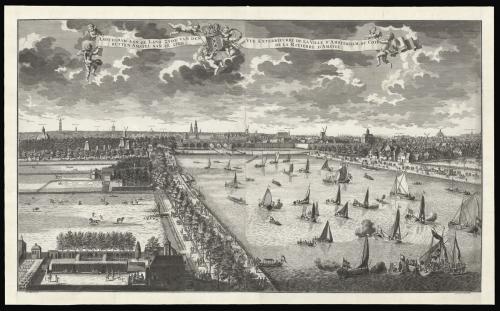 View of Amsterdam from the south