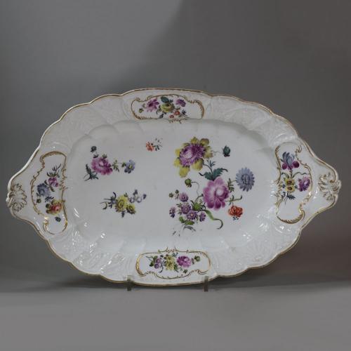 Large Meissen lobed dish, late 18th century