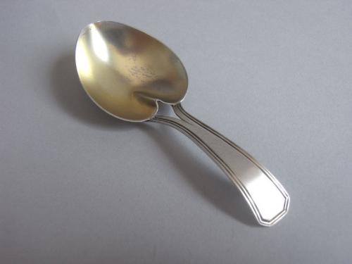 A George III Caddy Spoon made in London in 1803 by Josiah Snatt