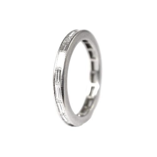 Tiffany Baguette Diamond Eternity Ring size J