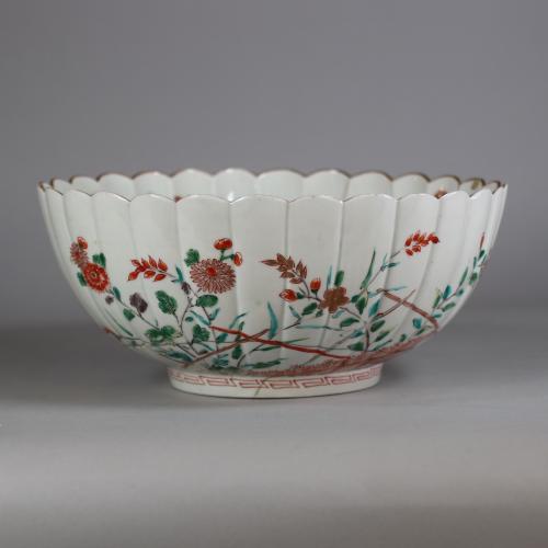 Japanese kakiemon bowl, Edo Period, circa 1690