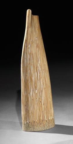 Luisa Robinson Bamboo Sculpture Vase