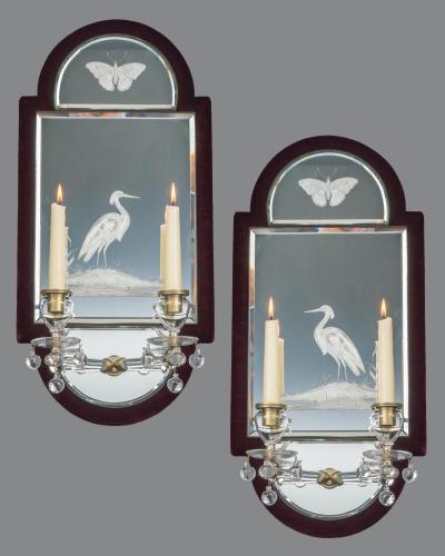 A Unusual Pair of Victorian Mirror Lights