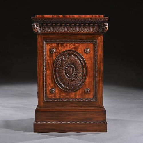 19th Century Mahogany Neo-Classical Robert Adam Style Pedestal Cabinet