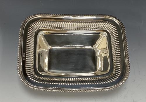 Victorian silver bread dish basket Henry Atkin 1897