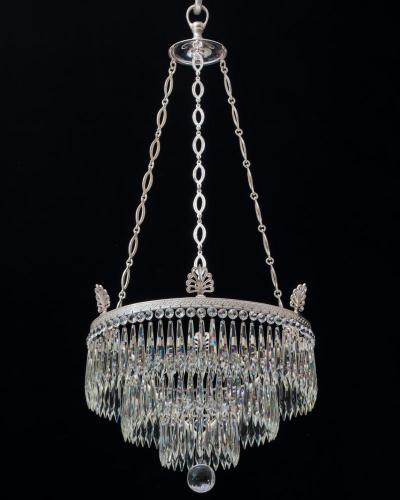 A Victorian Waterfall Chandelier by F&C Osler
