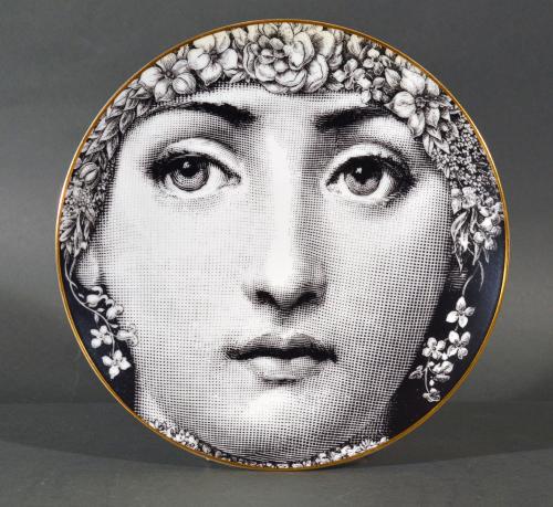 Rosenthal Piero Fornasetti Themes & Variation Porcelain Plate Motiv 1980s