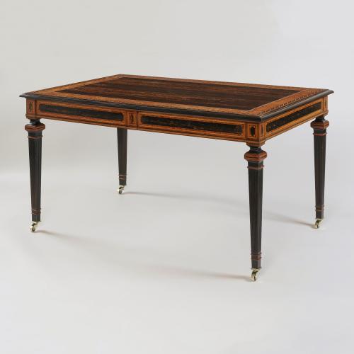 Magnificent Library Table Attributed to Jackson & Graham