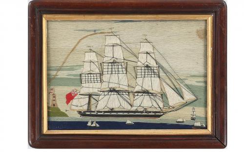 British Sailor's Woolwork, Circa 1875 
