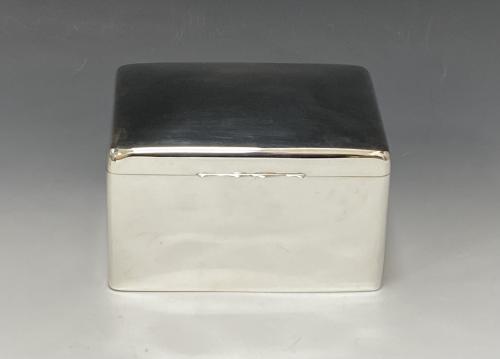 Zimmerman silver cigar box 1904