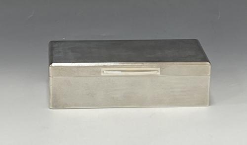 Garrard sterling silver cigar box 1963