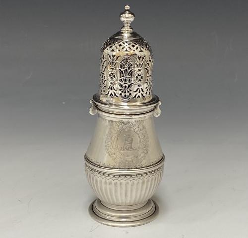 Christopher Canner Queen Anne silver caster 1707
