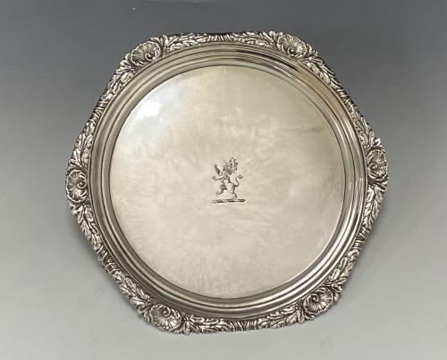 William Bennett Georgian silver salver 1817